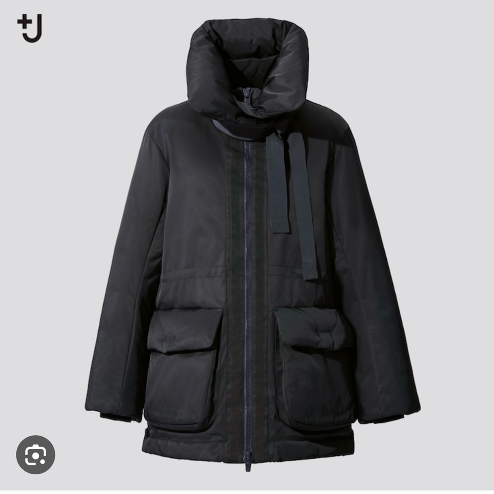 Uniqlo +J Navy Down Coat Size S